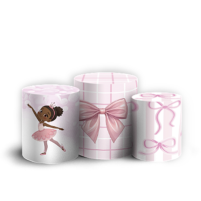 Trio Cilindro Sublimado 3D - Bailarina