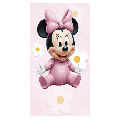 Capa Faixa Lateral Sublimado - Minnie
