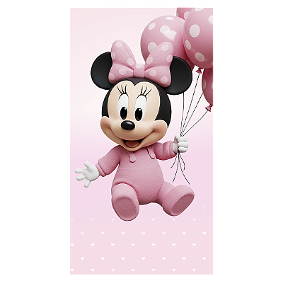 Capa Faixa Lateral Sublimado - Minnie