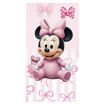 Capa Faixa Lateral Sublimado - Minnie