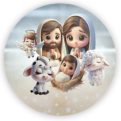 Mini Painel Sublimado 3D - Natal