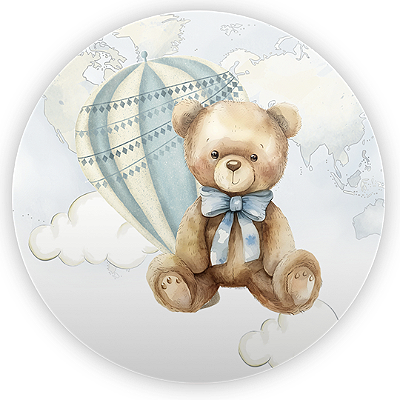 Mini Painel Sublimado 3D - Urso