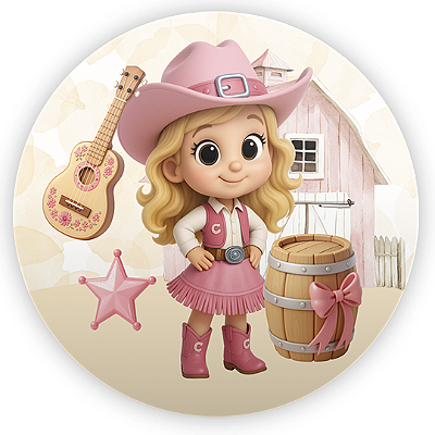 Mini Painel Sublimado 3D - Fazendinha