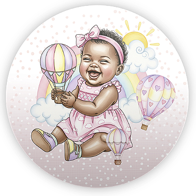 Mini Painel Sublimado 3D - Criança Baby