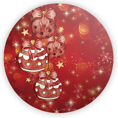 Mini Painel Sublimado 3D - Natal