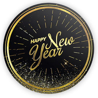 Mini Painel Sublimado 3D - Ano Novo