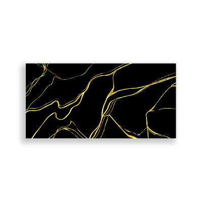 Painel Retangular Sublimado 3D - Marmore Dourado  Vivi