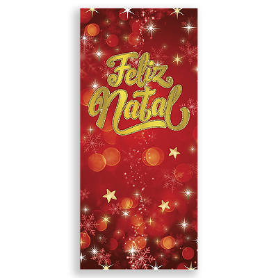 Capa Decorativa Porta Sublimação 3D - Porta de Natal