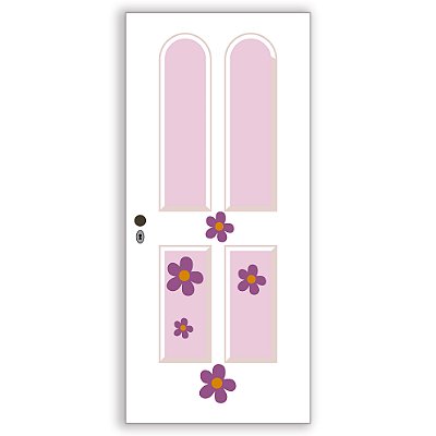 Capa Decorativa Porta Sublimação 3D - Porta Monstros SA Boo