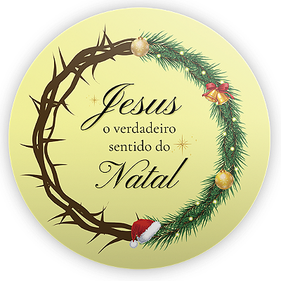 Mini Painel Sublimado 3D - Natal