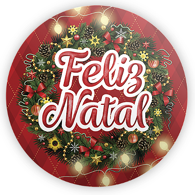 Mini Painel Sublimado 3D - Natal