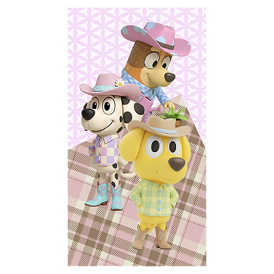 Faixa Lateral Sublimado 3D - Bluey Fazendinha