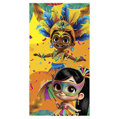 Faixa Lateral Sublimado 3D - Carnaval