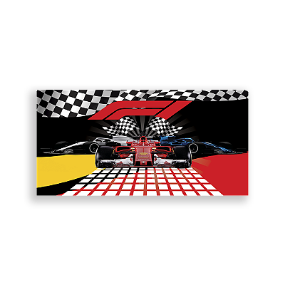 Painel Retangular Sublimado 3D - Painel Formula