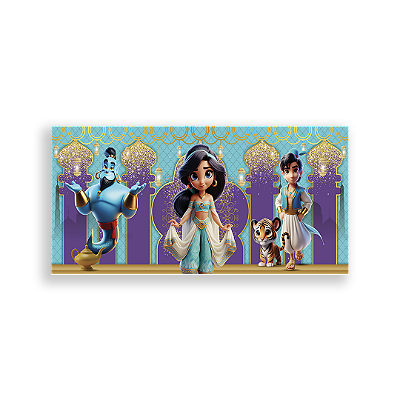 Painel Retangular Sublimado 3D - Jasmine