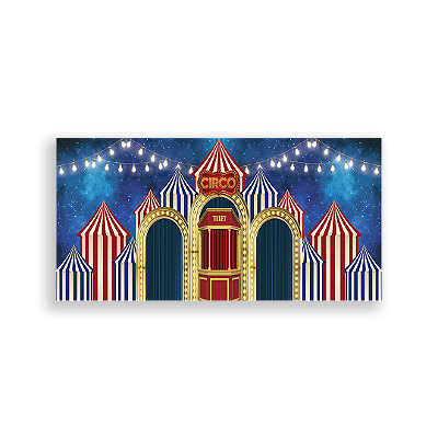 Painel Retangular Sublimado 3D - Circo