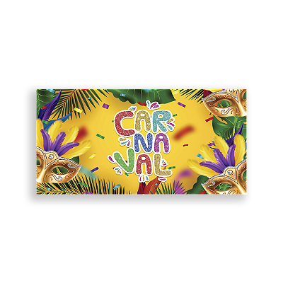 Painel Retangular Sublimado 3D - Carnaval