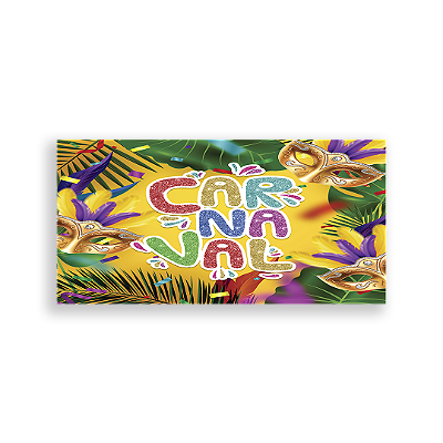 Painel Retangular Sublimado 3D - Carnaval