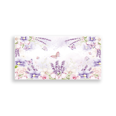 Capa Painel Retangular Sublimado - Floral