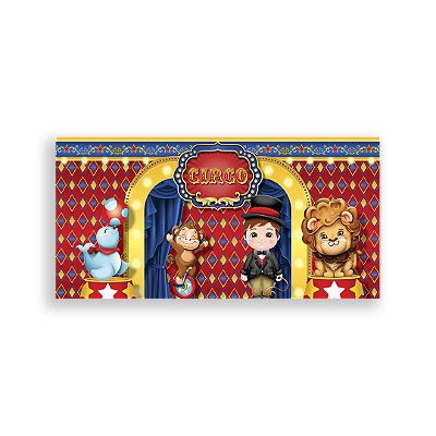 Capa Painel Retangular Sublimado - Circo