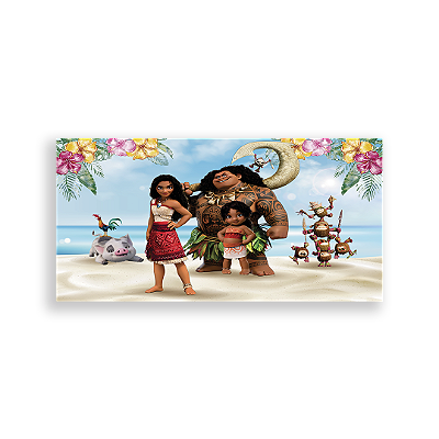 Capa Painel Retangular Sublimado - Moana