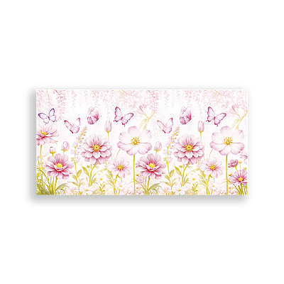 Capa Painel Retangular Sublimado - Jardim