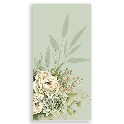 Capa Faixa Lateral Sublimado - Gratidão Floral