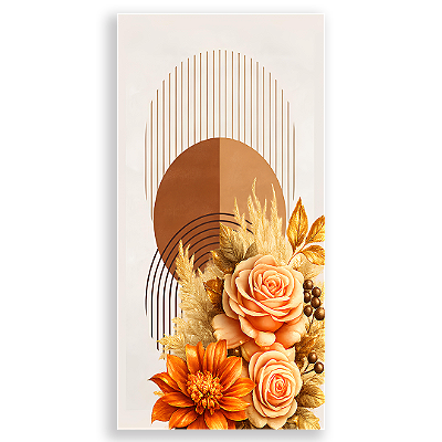Capa Faixa Lateral Sublimado - Gratidão Floral