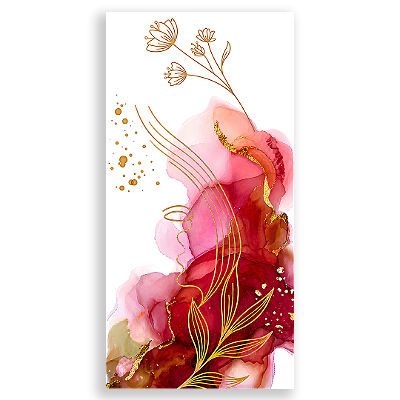 Capa Faixa Lateral Sublimado - Gratidão Floral