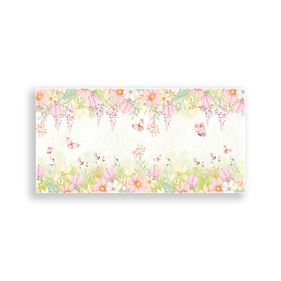 Capa Painel Retangular Sublimado - Jardim