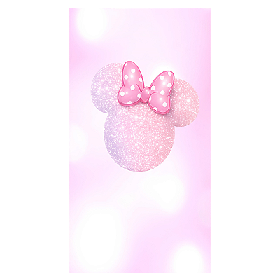 Capa Faixa Lateral Sublimado - Minnie