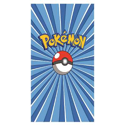 Capa Faixa Lateral Sublimado - Pokemon