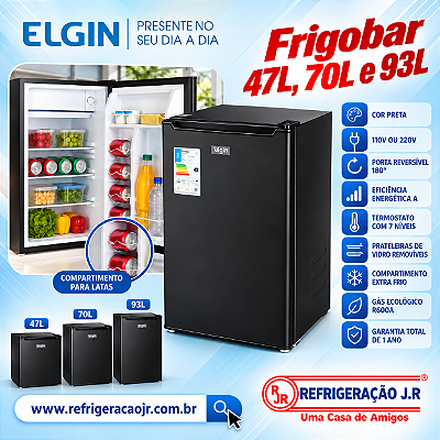 Frigobar Preto Elgin