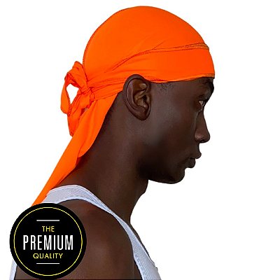 Durag de Poliester Laranja (Premium)