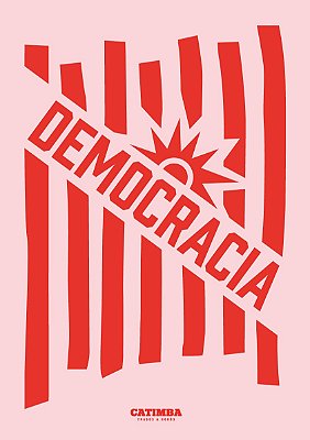 Cartaz Democracia (rosa)