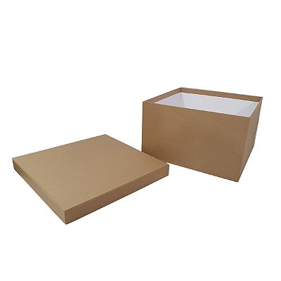 Caixa de presente Cartonada em papelão rígido 8x8x10