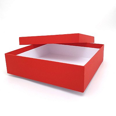 Caixa de presente Cartonada em papelão rígido 12x12x6
