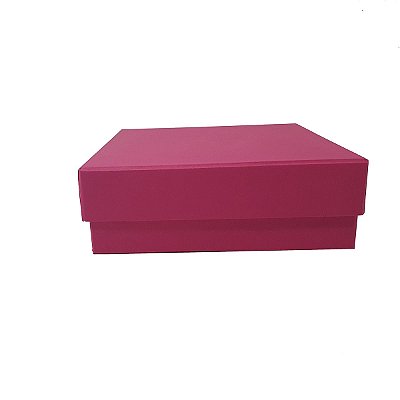 Caixa de presente Cartonada em papelão rígido 16x16x6