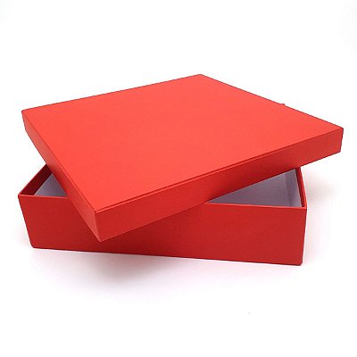 Caixa de presente Cartonada  em papelão rígido 29x29x4