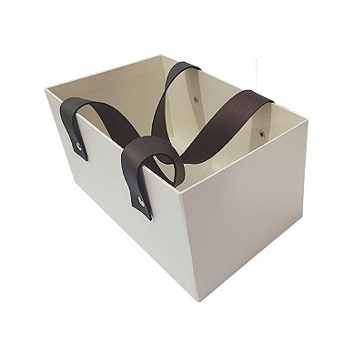 Cesta para flores/ box multiuso cartonado tam 28x14x14