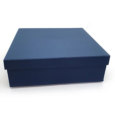 Caixa de presente cartonada em papelão rígido 50x50x10