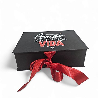 Caixa de Presente 23x16x7 Modelo Livro Amor da Minha Vida