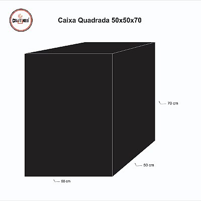 Caixa de Presente 50x50x70 LosAngeles Cartonada DOBRAVEL