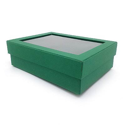Caixa de Presente Retangular 26x20x8 Com Visor