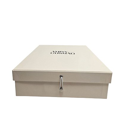Caixa 30x30x10 Tampa Presa Personalizada Logomarca Cartonada