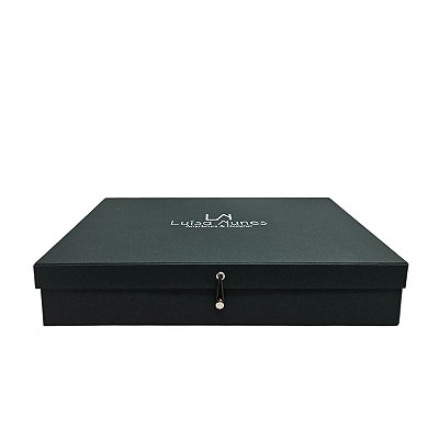 Caixa de Presente 30x30x5 Personalizada Logomarca Cartonada