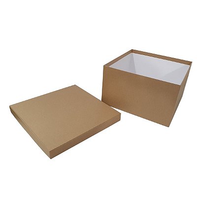 Caixa de presente Cartonada em papelão rígido 30x30x25