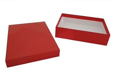 Caixa de presente cartonada em papelão rígido 25x20x8