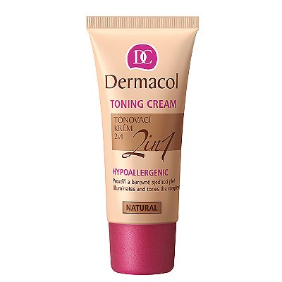 Creme Tonificante 2 em 1 Dermacol Toning Cream - Hidratante e Base Natural
