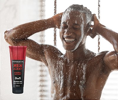 Gel de banho 3 em 1 Men Agent